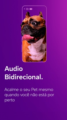 Áudio bidirecional para falar e ouvir pelo app