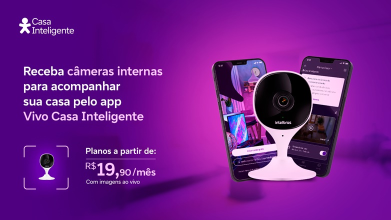 Banner câmeras Vivo Casa Inteligente